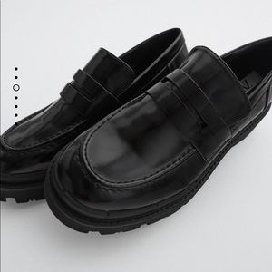 Zara Lug Sole Loafers